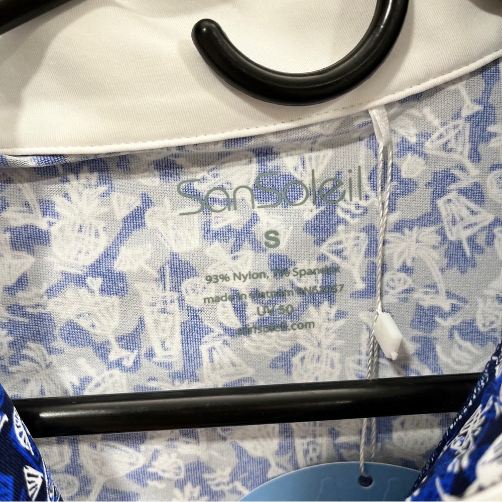 NWT San Soleil Solistyle Sleeveless Golf Dress -Mai Tai Size S MSP$130 - Picture 6 of 13